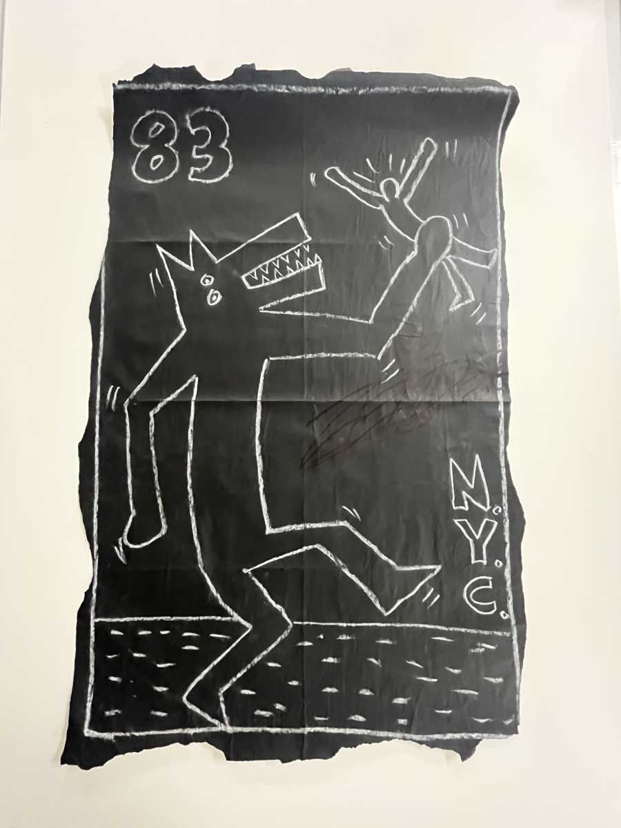 Chalk against the underground: The enduring legacy of Keith Haring's subway drawings 2 Untitled subway drawing by Keith Haring, circa 1983.